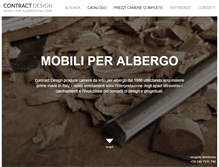Tablet Screenshot of mobiliperalbergo.it